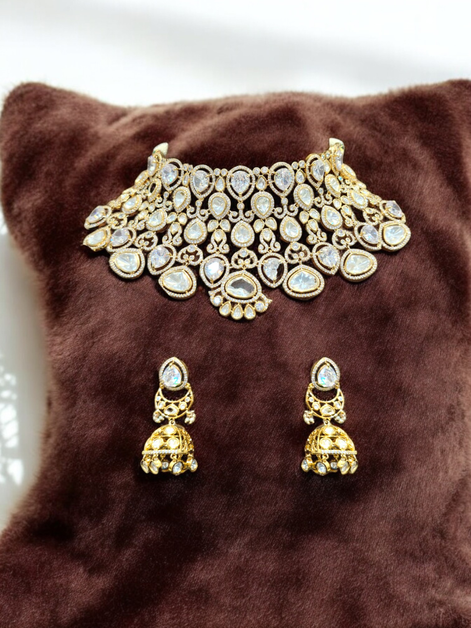 Frosted Glamour Set - The Royal Bride by Dia Art Jewels
