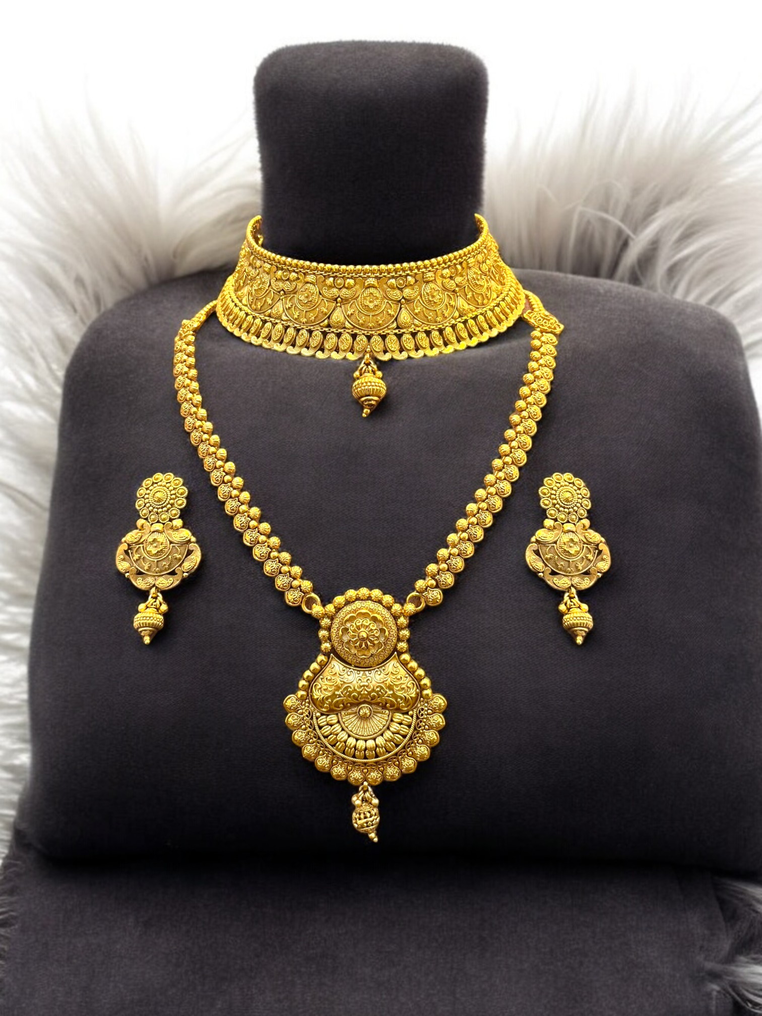 Royal Rani Haar Set - Crown Jewel By Dia Art Jewels