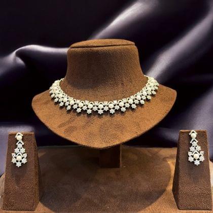 Pearl Diamond Bliss - Majestic Bride By Dia Art Jewels