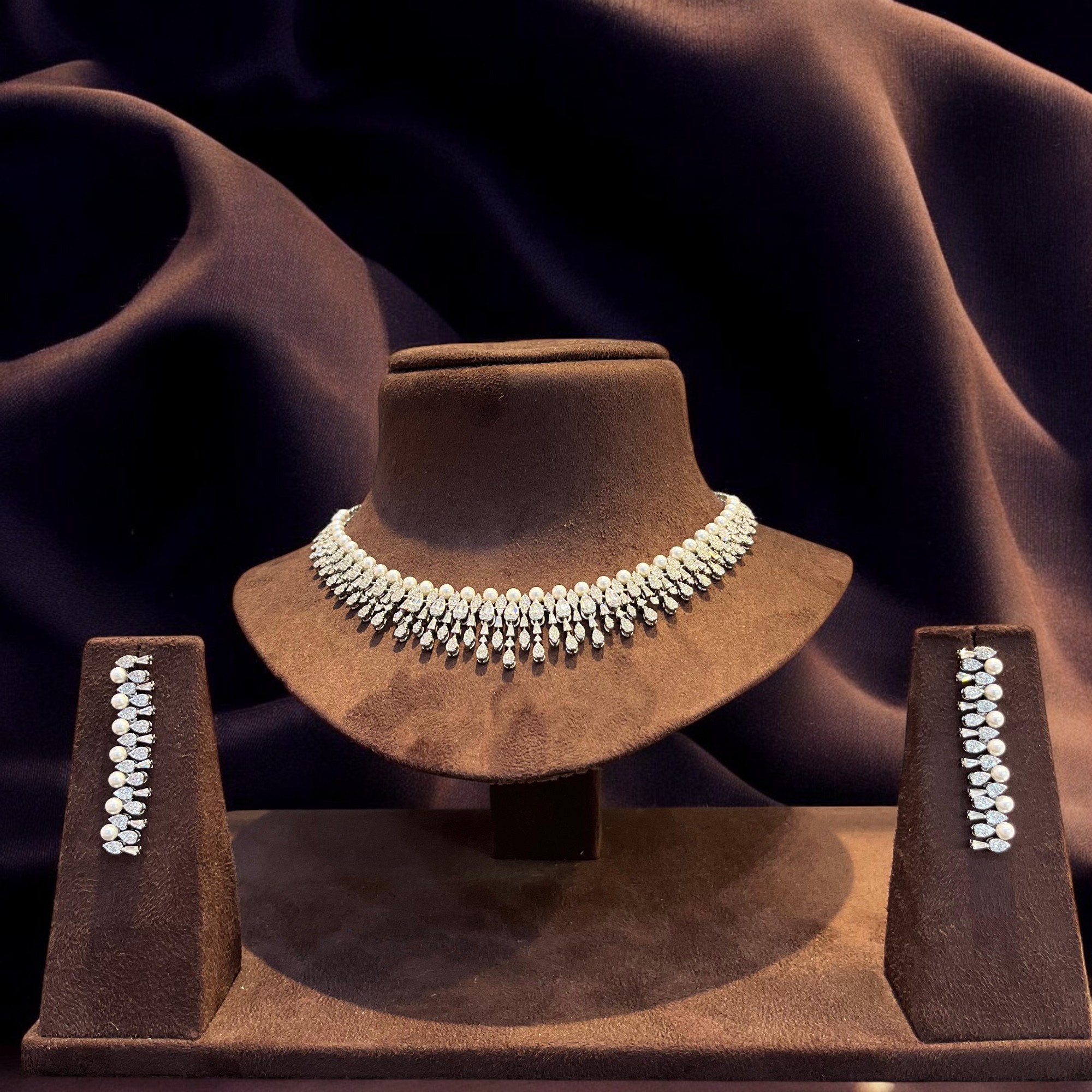 Pearl Essence Set - Majestic Bride By Dia Art Jewels