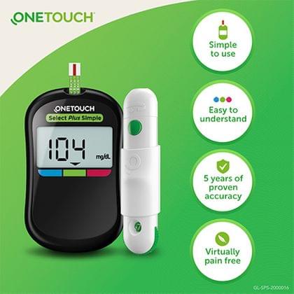 OneTouch Select Plus Simple Blood Glucose Meter