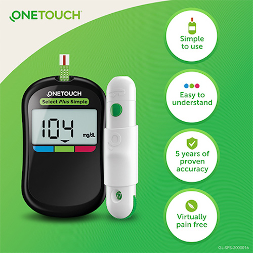 OneTouch Select Plus Simple Blood Glucose Meter