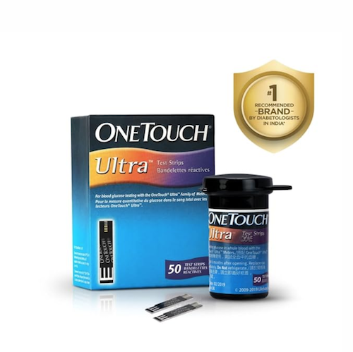 OneTouch Ultra Blood Glucose Test Strips, 50 Count