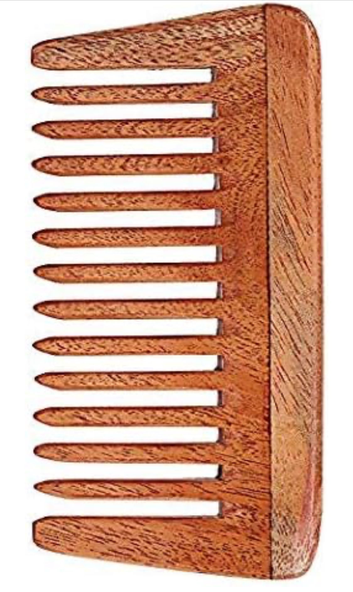 EKOPEDIA Fine-Tooth Wooden Comb for Men and Women(PACK OF 2) - Gentle on Hair and Scalp - No More Tangles or Frizz - Handmade from Neem Wood - Eco-Friendly and Durable