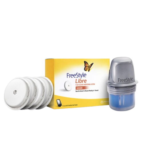 FreeStyle Libre Continuous Glucose Monitoring System with 4 Sensors
