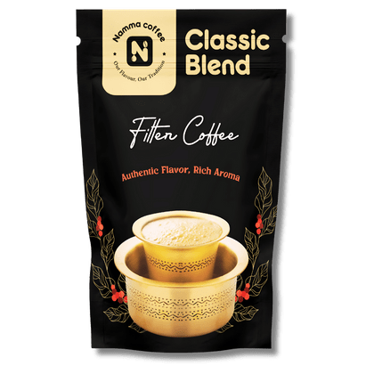 Namma Coffee - Classic Blend Filter Coffee Powder - 80% Coffee, 20% Chicory | Authentic South Indian Filter Coffee | Freshly Roasted, Strong And Aromatic