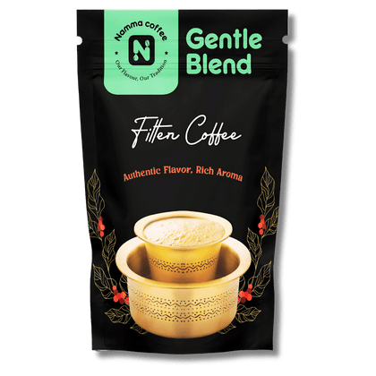 Namma Coffee  - Gentle Blend Filter Coffee Powder - 70% Coffee, 30% Chicory | Authentic South Indian Filter Coffee | Freshly Roasted, Strong And Aromatic