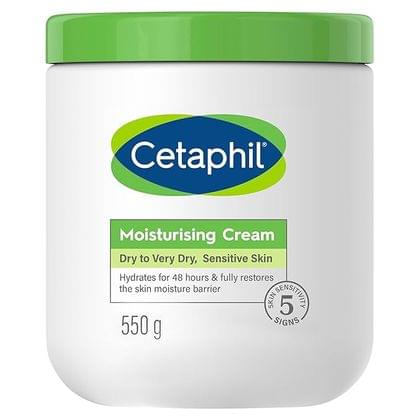 Cetaphil Moisturizing Cream for Dry to Very Dry, Sensitive Skin, 550g