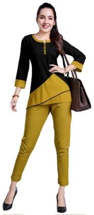 Backstitch Women Kurti Pant with Pocket - Lycra Cotton
