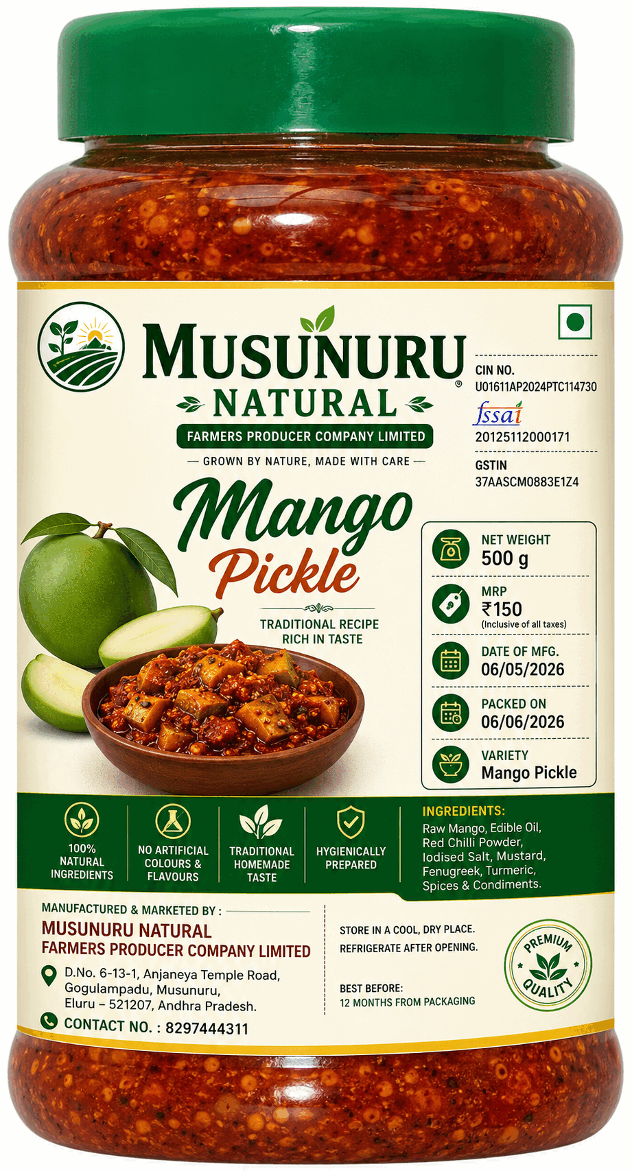 Mango pickle 500g