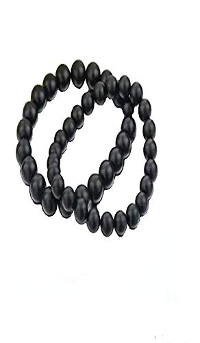 AV FASHION INDIA - Semi Precious Black Onyx Gemstone Beads Combo Bracelet For Girl and Women Men Fashion Jewellery (AV BRS35)