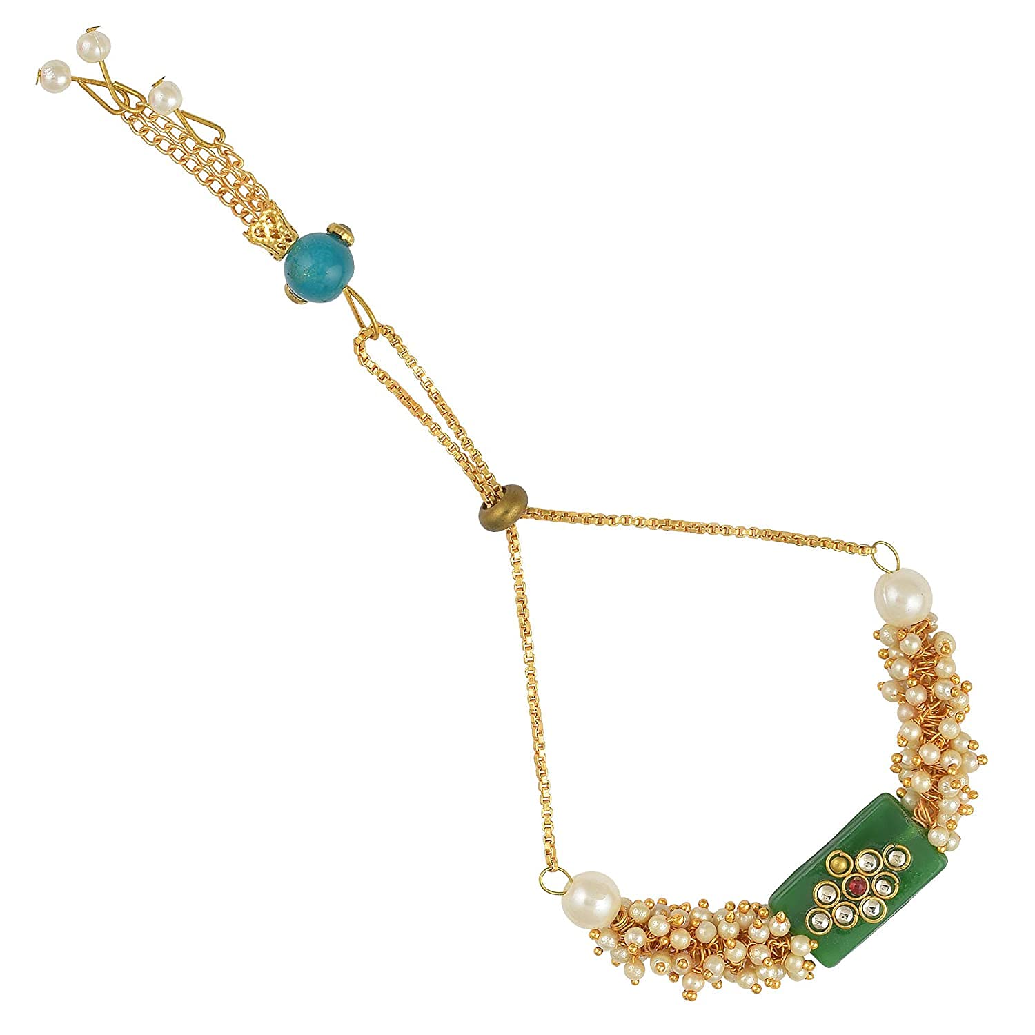 AV Fashion India - Elegant Traditional Rakhi Bracelet for Loving Bhabhi Brother, Bhai, Bhaiya for Men & Boys (Multi)