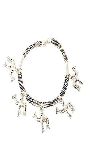 AV FASHION INDIA - Unique Camel Charms Adjustable Bracelet/Kada for Girls and Women Fashion Jewellery (AV BRS34)