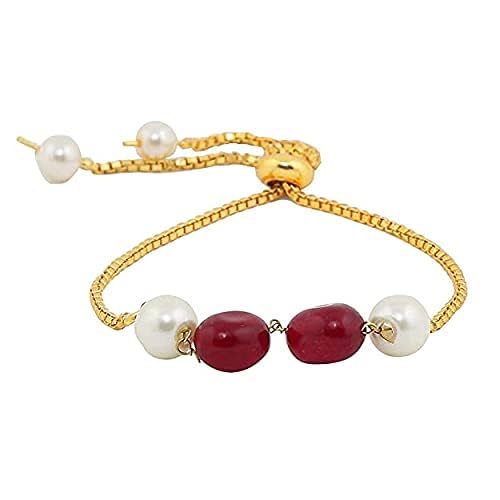 AV FASHION INDIA - Traditional Gold Plated Handmade Studded Combo Rakhi For Bhaiya Bhabhi/sister/Bhai/Brother - Pachchi Work Flower Rakhi/Moli Dora Rakhi