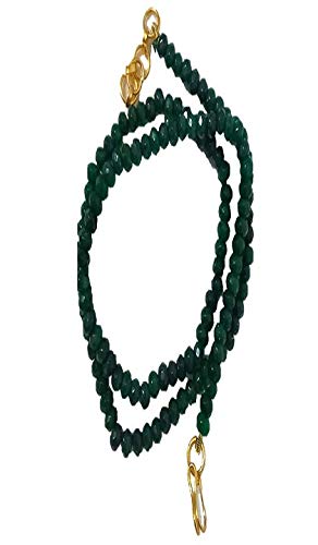AV Fashion India - Onyx Green Gemston Beads Necklace 1 Layer for Girl and Women Fashion Jewellery (AV B34)