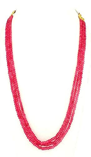 AV Fashion - Onyx Gemstone Beads Necklace 3 Three Layer for Girl and Women Fashion Jewellery (AV B21)